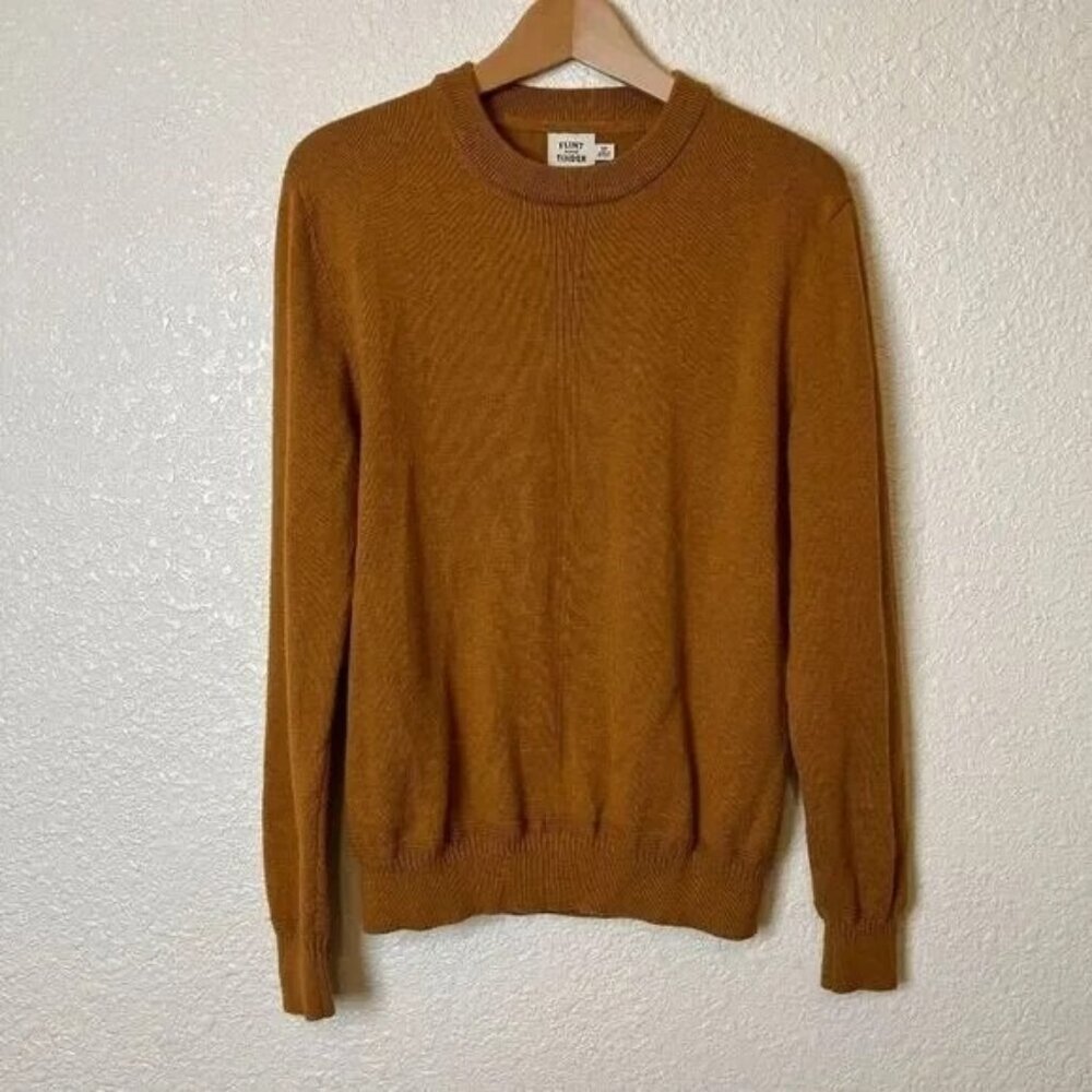 Flint and Tinder Crew Neck Sweater Men's Size Medium
